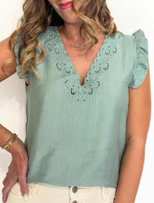 Blouse Isabelle (vert)