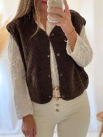 Gilet Zola (chocolat)