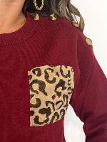 Pull Eline (bordeaux)