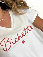 Tee shirt Bichette blanc/rose