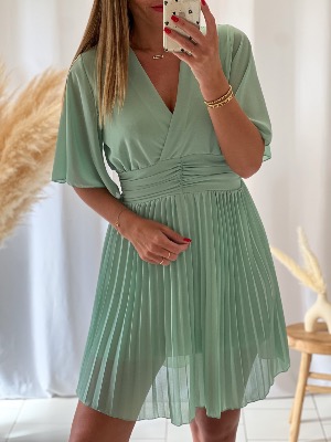 Robe Maud (vert d'eau)