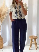 Pantalon Lila (bleu marine)