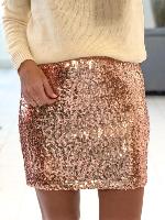 Jupe Sequins (rose gold)