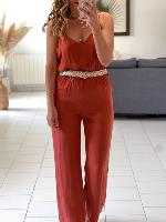 Combi pantalon Sandrine (terracotta)