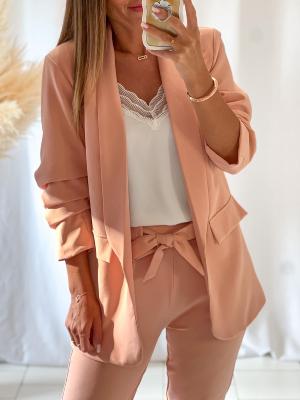 Veste blazer Nolan (pêche)