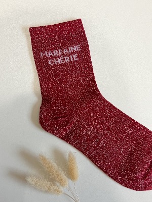 Chaussettes Marraine chérie