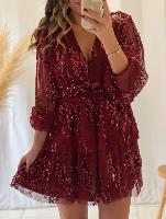 Robe Dorothy (bordeaux)