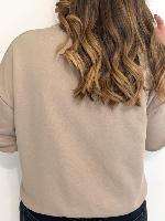 Sweat Cœur Léo (beige)