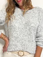 Pull Celeste (gris)