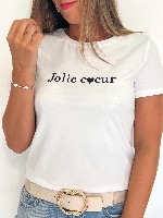 Tee shirt " Joli coeur"