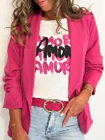 Tee shirt "Amore" (fuchsia)