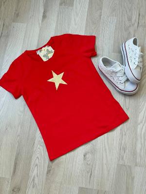 Tee shirt étoile kids (rouge)