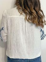 Blouse Justine (blanche)