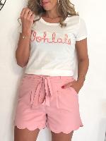 Tee shirt "Oohlala" (rose)