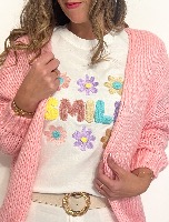 Tee shirt "Smile" (pastel)