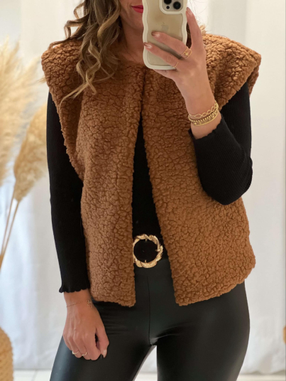 Gilet Soan ( Camel)