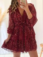 Robe Dorothy (bordeaux)