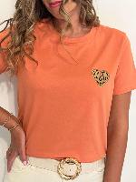 Tee shirt Lucie (corail)