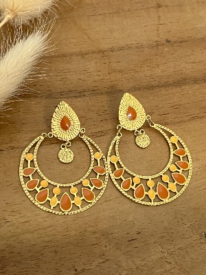 Boucles d’oreilles Abbie (oranges)