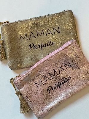 Pochette "Maman parfaite irisée" 