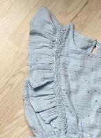 Blouse gaze de coton kids (bleue)