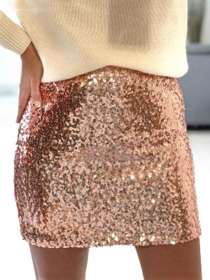 Jupe Sequins (rose gold)