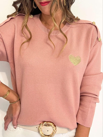 Pull Romain (rose)