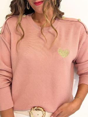 Pull Romain (rose)