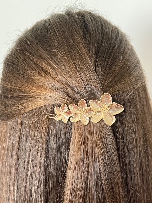 Barrette multi fleurs