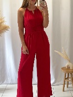 Combi pantalon Berenice (rouge)