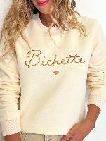 Sweat "Bichette" (écru)