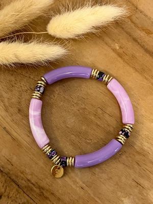 Bracelet Hélène (violet)