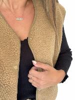 Gilet Zola (camel)