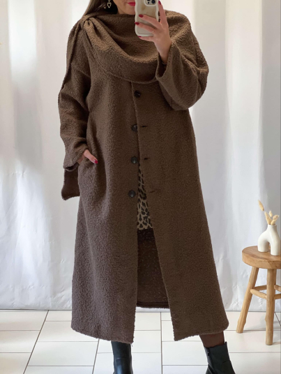 Manteau Gabrielle (Chocolat)