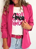 Tee shirt "Amore" (fuchsia)