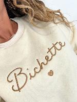 Sweat "Bichette" (écru)